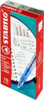 Stabilo Liner 308 10 darabos Golyóstoll készlet (Zöld tinta / 0.38mm) - Zöld