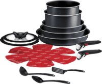 Tefal L7239642 Ingenio Alumínium Edénykészlet - Fekete (16 részes)