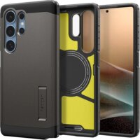 Spigen Tough Armor MagFit Samsung Galaxy S25 Ultra Telefon tok - Fekete