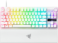 Razer Huntsman V3 Pro Tenkeyless Vezetékes Gaming Billentyűzet US - Fehér