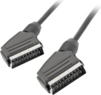 Lanberg CA-EUEU Scart apa - Scart apa Kábel 1.8m - Fekete