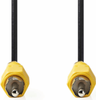 Nedis CVGL24100BK50 RCA apa - RCA apa kábel 5m - Fekete