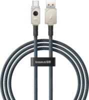 Baseus Baseus Unbreakable Series 100W USB-A apa - USB-C apa 2.0 Adat és töltő kábel 1m - Fehér