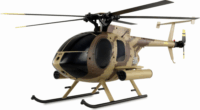 Amewi AFX MD500E Távirányítós Katonai Helikopter LED fénnyel 325mm