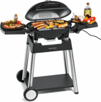 Rommelsbacher BBQ 4100/S Elektromos Kerti grillsütő grillkocsival - Fekete