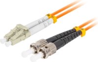 Lanberg FO-STLU optikai patch kábel ST/UPC-LC/UPC Duplex 15m - Narancssárga