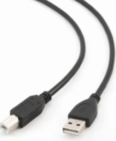 Lanberg CA-USBA-10CC USB-A apa - USB-B apa 2.0 Nyomtató kábel 1m - Fekete