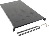 Lanberg AK-1013-B 19" 1U 1200mm Rackszekrény Polc - Fekete