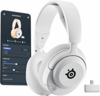 Steelseries Arctis Nova 5 Bluetooth + RF Wireless Gamer Headset - Fehér