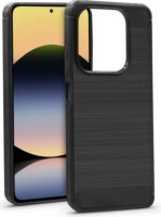 Haffner Carbon Xiaomi Redmi Note 14 4G/Note 14 5G Telefon tok - Fekete