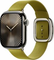 Apple Watch Chartreuse Modern Buckle Gyári Szövet Okosóra Szíj 42mm - Zöldessárga