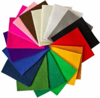 Pentart 3151 A4 1mm Dekorációs textil filclap - Fehér