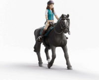 Schleich 42712 Horse Club Lisa & Storm figura