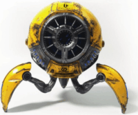 GravaStar Mars Pro War Damaged Limited Edition Hordozható bluetooth hangszóró - Sárga