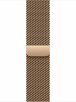 Apple Watch S1/S2/S3/S4/S5/S6/S7/S8/S9/S10/SE Gyári Milánói Fém Pánt 38/40/41/42mm - Arany