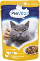 Prevital alutasakos Macskaeledel csirke aszpikban felnőtt macskáknak 100 g