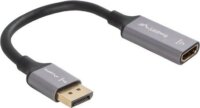 Lanberg AD-DP-HD-02 DisplayPort 1.2 apa - HDMI 2.0 anya 4K 60Hz Átalakító Adapter - Szürke