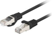Lanberg PCF6-20CC F/UTP Cat6 RJ45 Patch kábel 1.5m - Fekete 10-es csomag