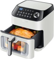 Leacco AF020 Air Fryer Forrólevegős sütő 4.5L 1050 Watt - Fehér / Fekete