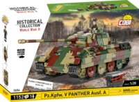 Cobi Pz.Kpfw.V Panthe Ausf.A 1152 darabos Történelmi tank építőjáték 1:28