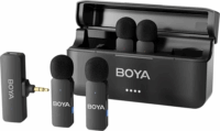Boya BY-V4 Jack 3.5mm 4 csatornás mikrofon készlet - Fekete