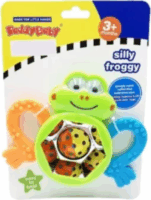 Silly Froggy Béka alakú csörgő babáknak 14 cm