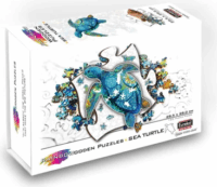 Eureka Teknős 125 darabos fa puzzle