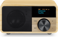 Sangean DDR-7 DAB+ FM Asztali Rádió - Világos Fa