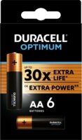 Duracell Optimum Alkaline Ceruzaelem AA (6 db /csomag)