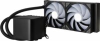 Tryx Panorama ARGB AMOLED 240mm AiO Univerzális CPU Vízhűtés - Fekete