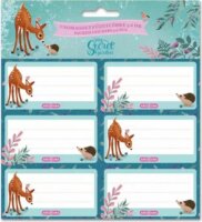 Ars Una My Secret Garden Őzike mintás füzetcímke 3 x 6 db