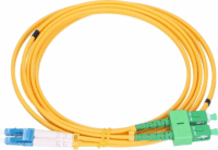 ExtraLink EX.3876 Optikai patch kábel LC/UPC-SC/APC Duplex 1m - Sárga