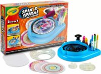 Crayola 2az 1ben Spin & Spiral művészkészlet filctollal és festékkel