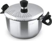 Lamart LT1206 Rozsdamentes Acél Fazék Szűrő fedéllel Ø 24cm 5,8L - Inox