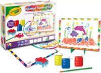 Crayola 16 részes Szivacsos festőkészlet kimosható festékekkel
