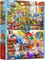 Trefl A festészet művészete - 2 x 500 darabos puzzle