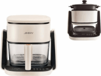 JIMMY AF3 2in1 AirFryer Forrólevegős sütő 4L 1100 Watt - Fehér