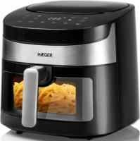Haeger AF-D80.008A AirFryer Forrólevegős sütő 8L 1800 Watt - Fekete