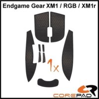 Corepad Endgame Gear XM1 / XM1 RGB / XM1r Soft Grips Csúszásgátló egér matrica - Fekete