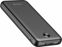 Swissten Power Worx Pro Powerbank USB-A + USB-C / 10000mAh 10,5W - Fekete