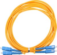 ExtraLink EX.13186 Optikai patch kábel SC/UPC Duplex 5m - Sárga