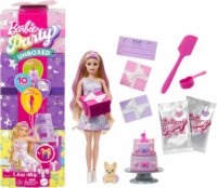 Mattel Barbie Party Reveal meglepetés szett - Francia bulldog