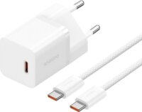 Baseus GAN5 1xUSB-C Hálózati töltő 30W - Fehér