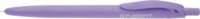 ICO Student D12 Nyomógombos golyóstoll (Kék tinta / 0.7mm) - Lila
