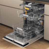 Whirlpool WH8IA15AM3TUS0 Beépíthető mosogatógép 60cm 15 teríték - Fekete