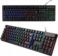 Extralink EX.22684 Mechanikus Vezetékes Gaming Billentyűzet ENG - Fekete