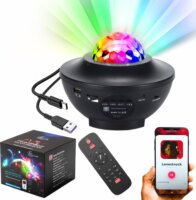 ExtraLink Home Kula Stars 09 Projektoros Éjszakai lámpa - Fekete