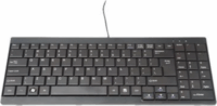 Digitus DS-72000 Vezetékes Slim Billentyűzet IT - Fekete