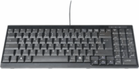 Digitus DS-72000 Vezetékes Slim Billentyűzet DE - Fekete