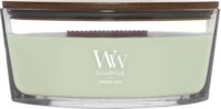 WoodWick Solar Ethereal - Virágos Ellipszis Illatgyertya 453,6g - Zöld